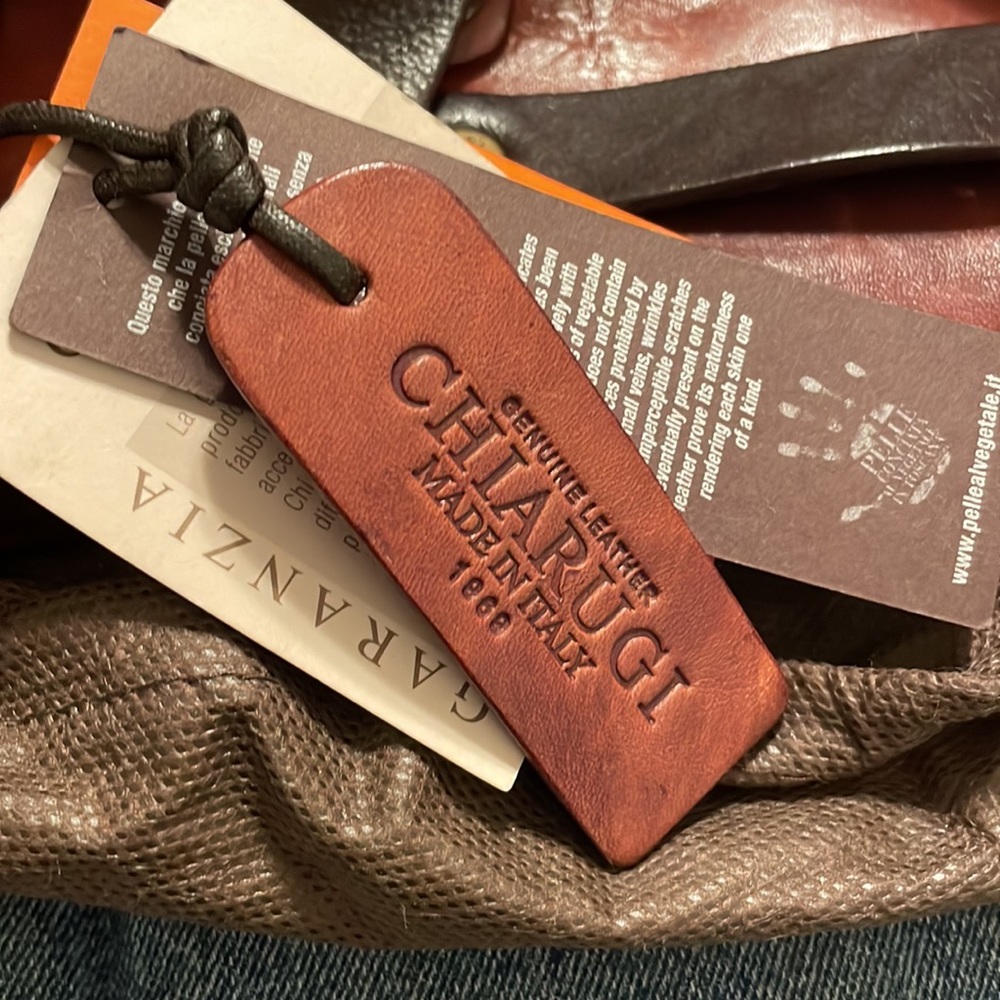 Chiarugi Old Tuscany Leather Messenger Bag WT - Picture 15 of 15